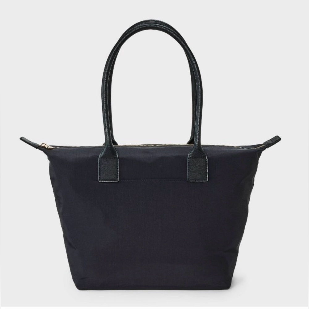 Universal Thread Black Tote Bag with Top Handles
